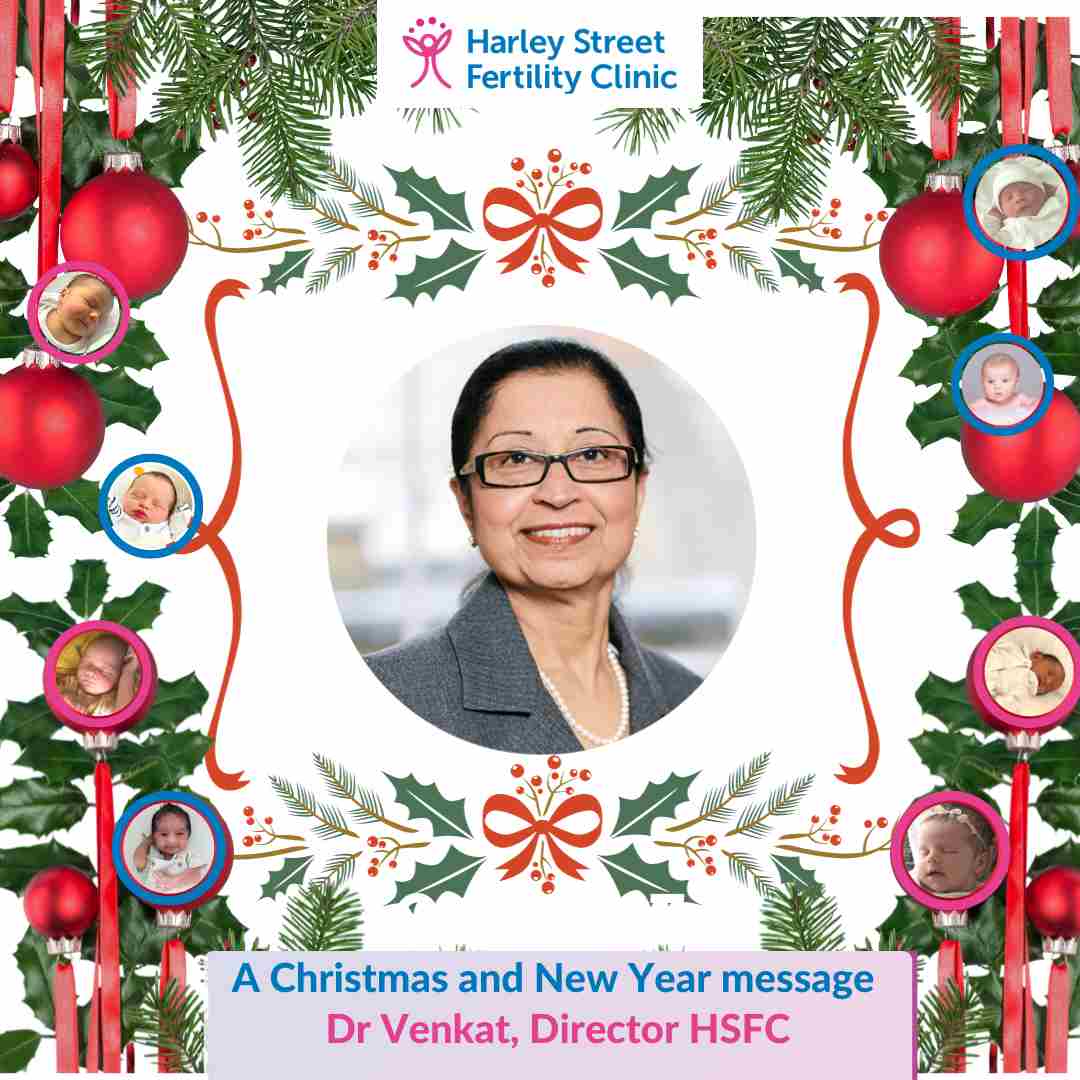 A Christmas and New Year message from Dr Venkat, Director Harley Street